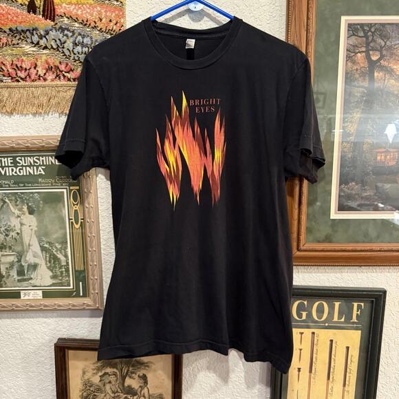 American Vintage Other - Vintage 2011 RARE‎ Bright Eyes The People’s Key Flame Tour Shirt Size Large